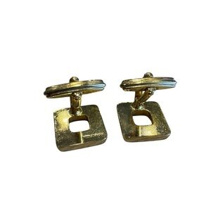 Nina Ricci Gold Square Cufflinks